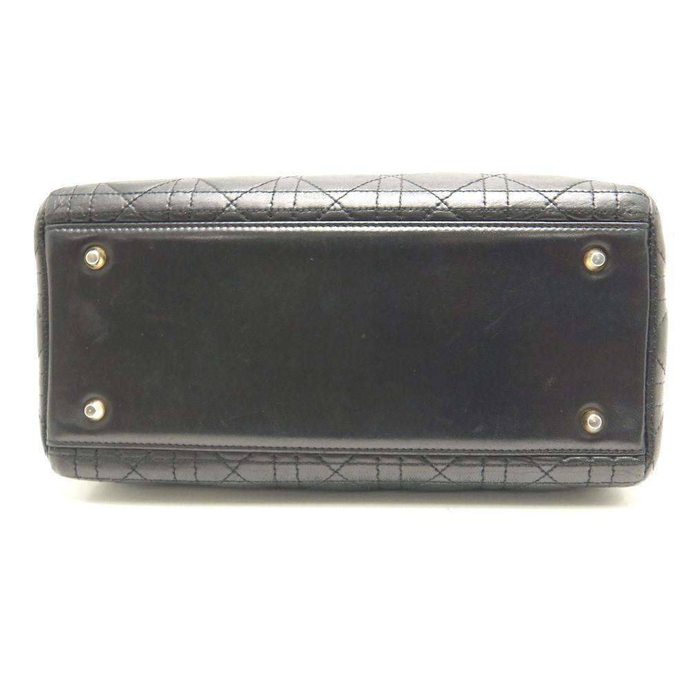 Christian Dior Lady Dior Handbag Lambskin Black - Picture 4 of 8